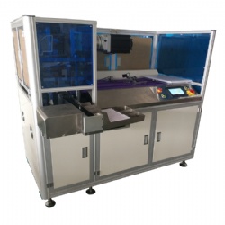 Plastic card punching machine